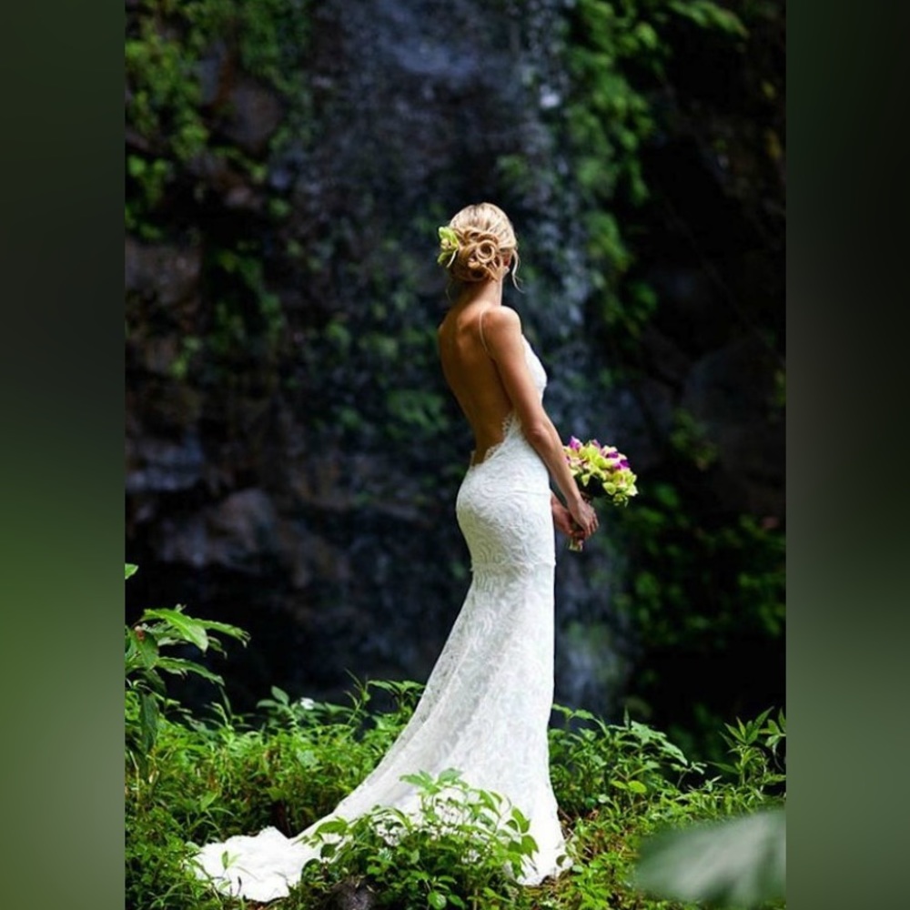 Katie May White Lace Wedding Dress - Picture 6 of 16